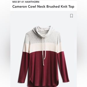 NWT stitch fix 41 Hawthorne Cameron Cowl Neck - XSP